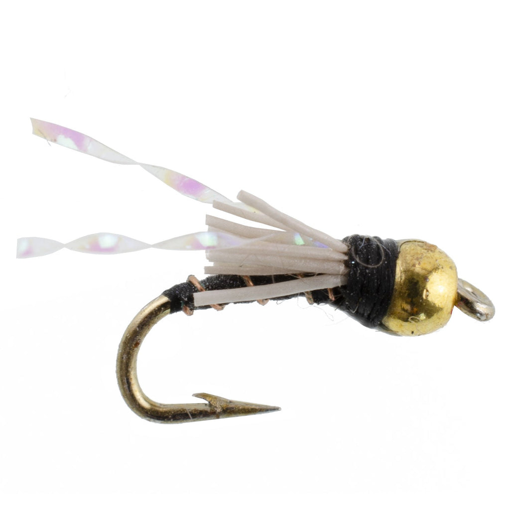 3 Pack Beadhead Black 3 Dollar Dip Serendipity Wet Fly Fishing Flies - Hook Size 18