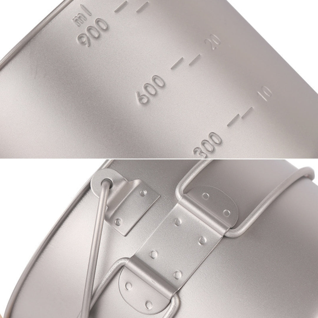 Titanium Cooking Pot - 1100 ml