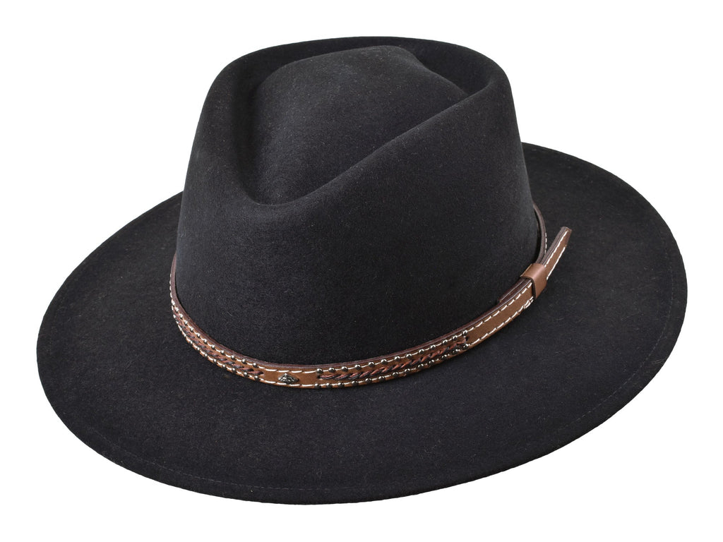 Outdoor Merino Wool Felt Hat Rider