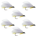 Black Ghost Classic Trout and Bass Streamer Fly - Set of 6 Hook Size 4