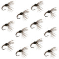 Hares Ear Sakasa Kebari - 12 Tenkara Flies - Size 14