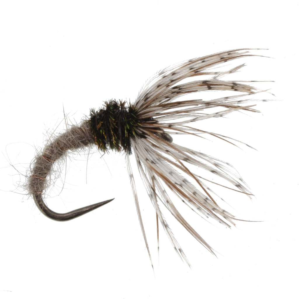 Hares Ear Sakasa Kebari - 6 Tenkara Flies - Size 10