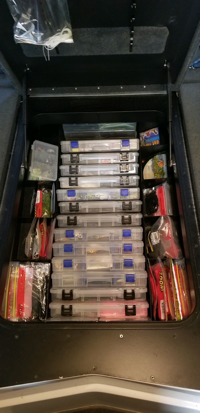 NPDSK0002 Skeeter® 15-17 ZX225/250 CENTER COMPARTMENT SOFT PLASTICS ORGANIZER SET