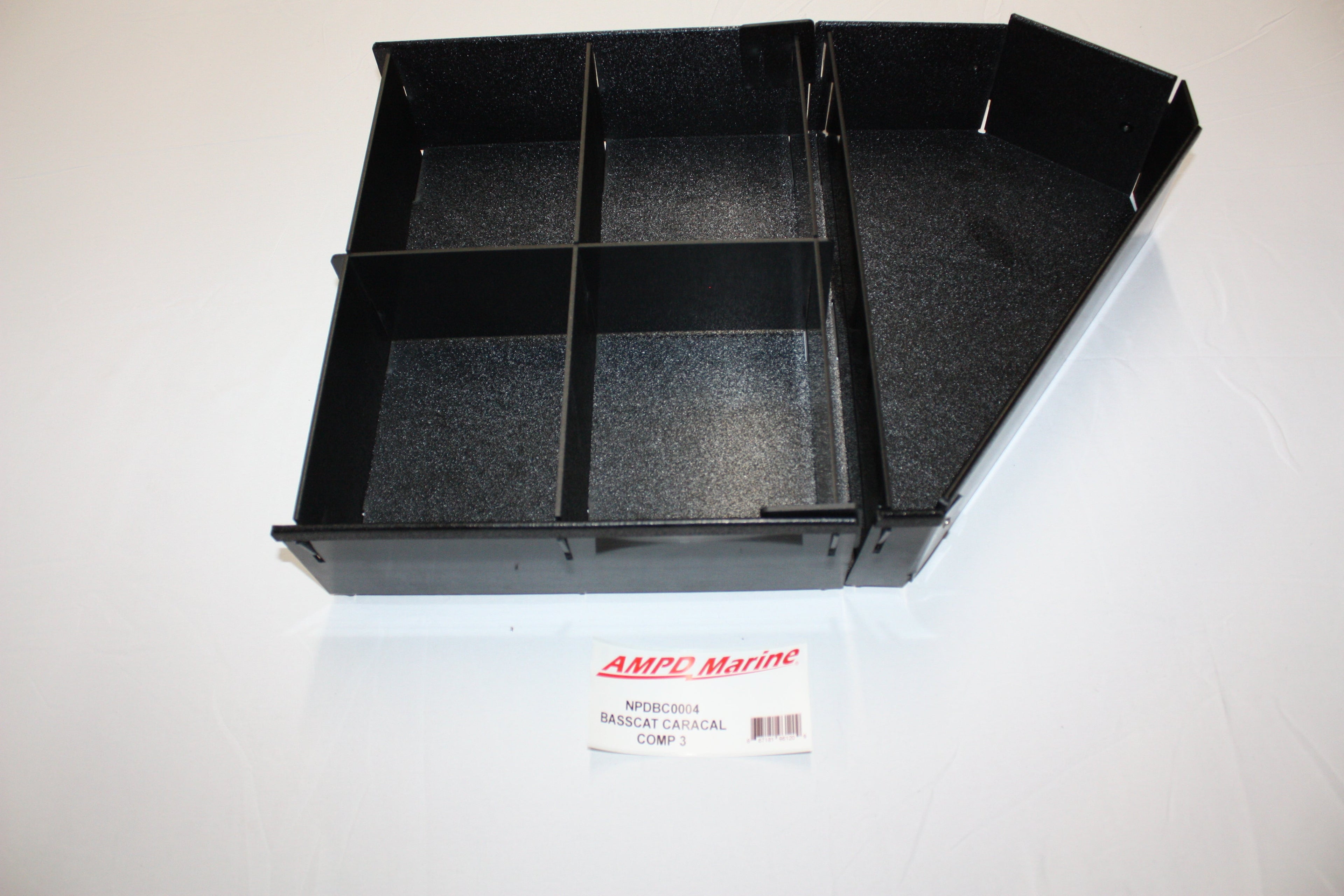 NPDBC0004 2019 BASS CAT CARACAL REAR STARBOARD COMPARTMENT TRAY