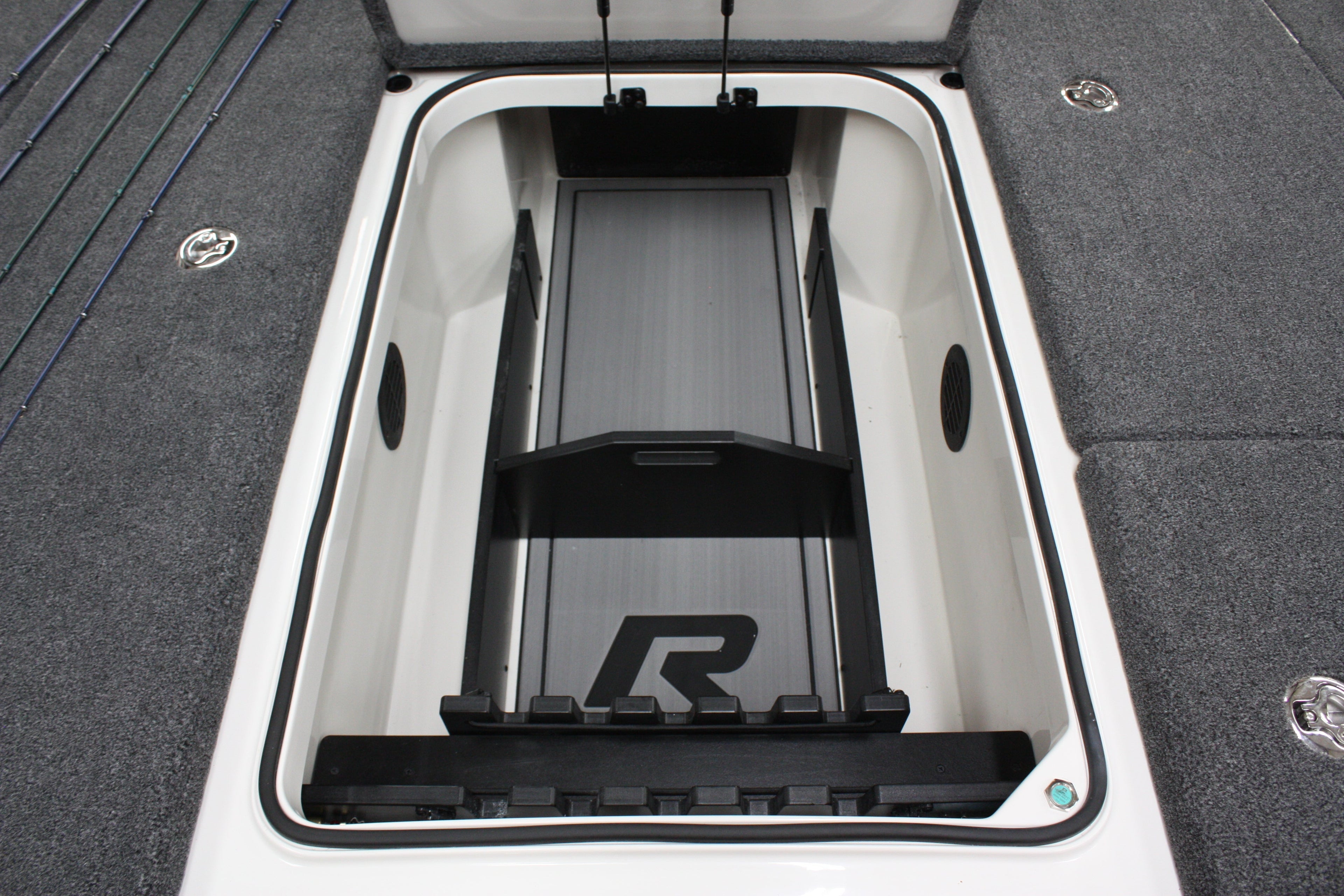 NPDRANG0015 2023-2025 Ranger® Z521 / 520 R FRONT DECK CENTER COMPARTMENT TACKLE STORAGE TRAY SYSTEM