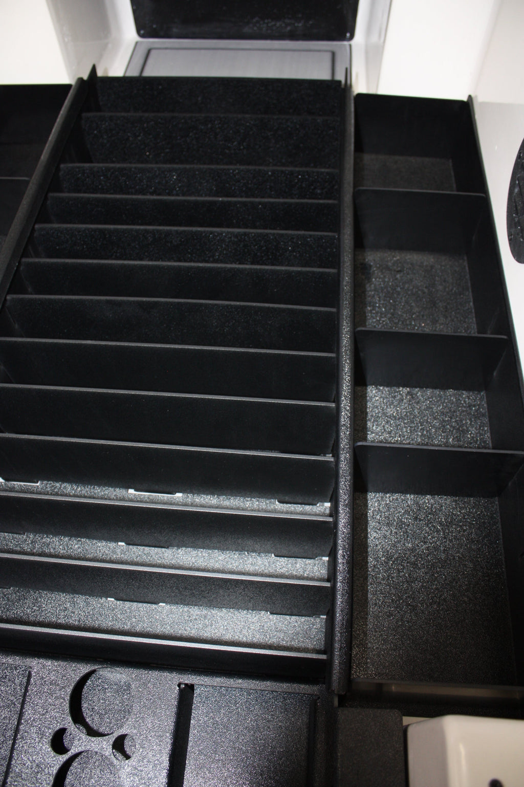 NPDRANG0015 2023-2025 Ranger® Z521 / 520 R FRONT DECK CENTER COMPARTMENT TACKLE STORAGE TRAY SYSTEM