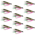 Little Rainbow Trout Classic Streamer Flies - Set of 12 - Hook Size 4