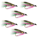 Little Rainbow Trout Classic Streamer Flies - Set of 6 - Hook Size 4