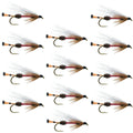 Royal Coachman Bucktail Classic Streamer Flies - Set of 12 - Hook Size 4