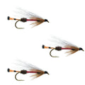 3 Pack Royal Coachman Bucktail Classic Streamer Flies - Hook Size 4