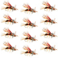 Kaufmann's Royal Crystal Stimulator Rubber Legs Dry Fly - 1 Dozen Flies Hook Size 8