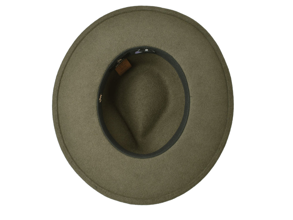 Wool Felt Hat Rain Forest